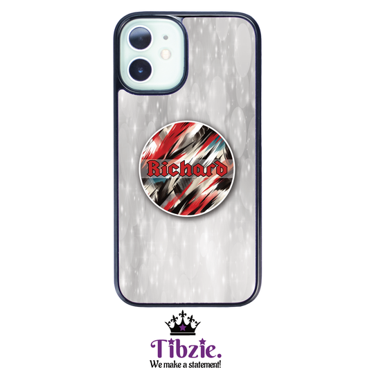 Brush Stroke Print Phone Grip