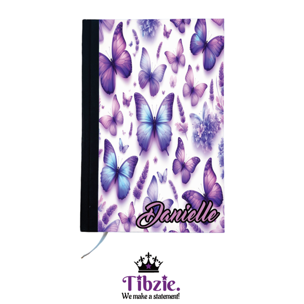 Butterfly Print Fabric Journal