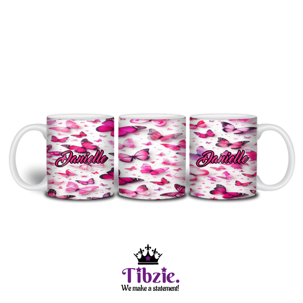 Butterfly Print Mug