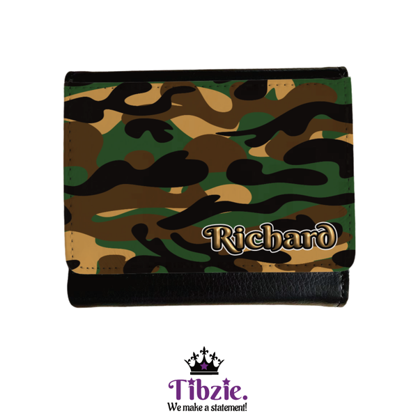 Camo Print Wallet