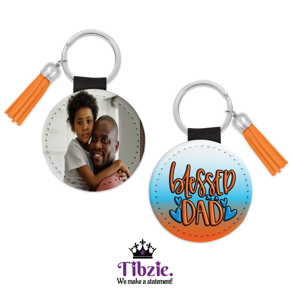 Dad Quote Key Ring w/Photo