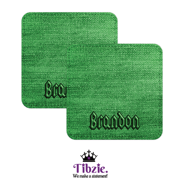 Denim Print Coasters