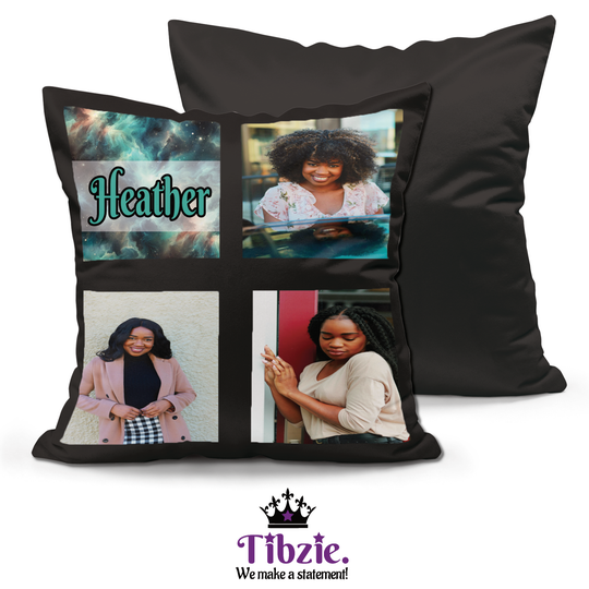 Galaxy Print Photo Pillow