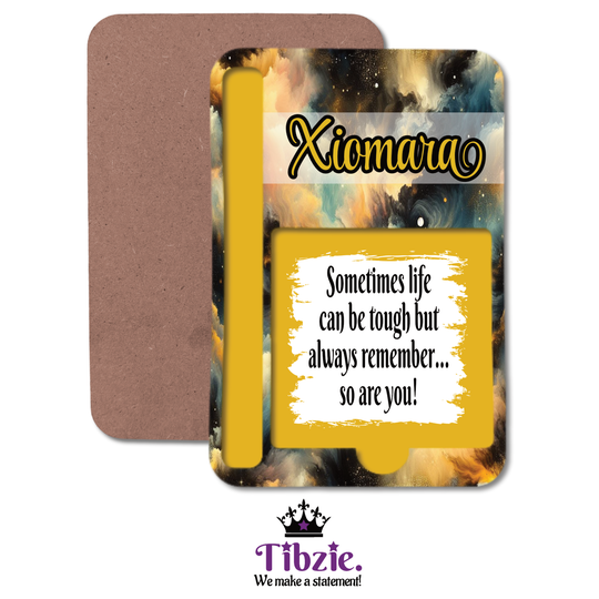 Galaxy Print Sticky Note Holder