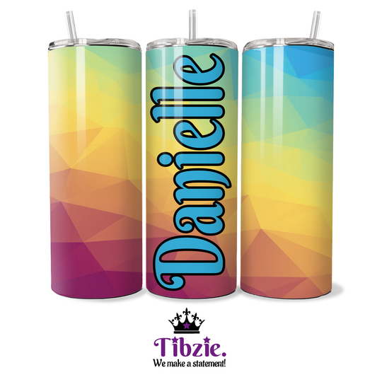 Geometric Print Tumbler (20 oz)