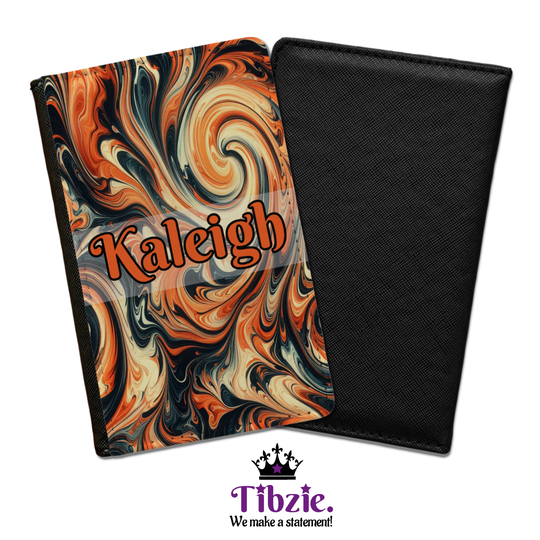 Marble Print Passport Holder