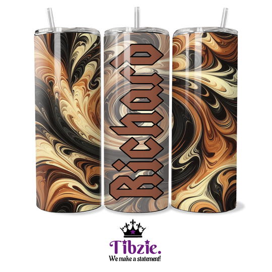 Marble Print Tumbler (20 oz)