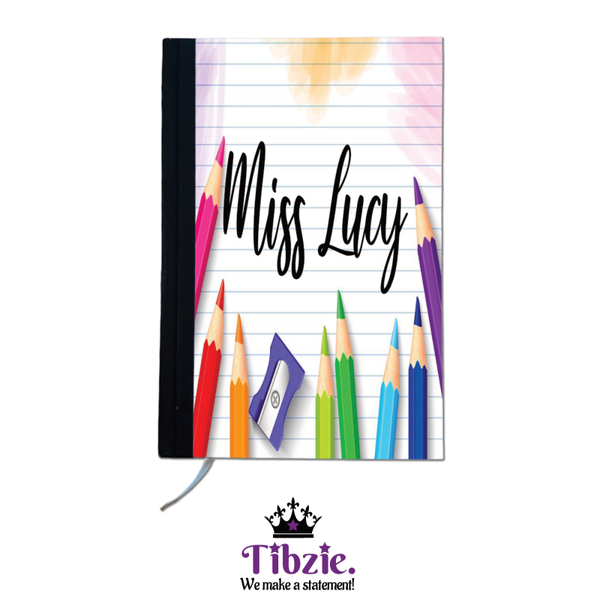 Teacher Fabric Journal Style 6