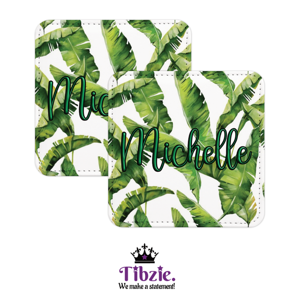 Tropical Print Coasters