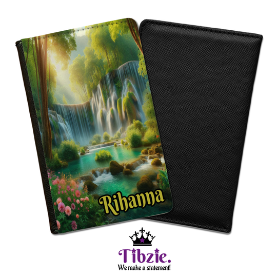 Waterfall Scene Passport Holder