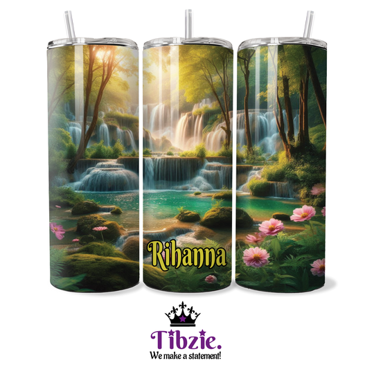 Waterfall Scene Tumbler (20 oz)