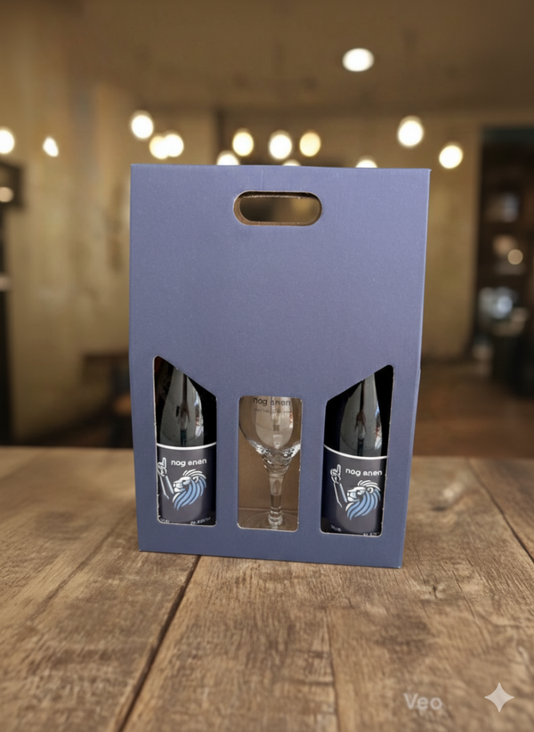 Navuldoos (2x 75cl + Glas 25cl)