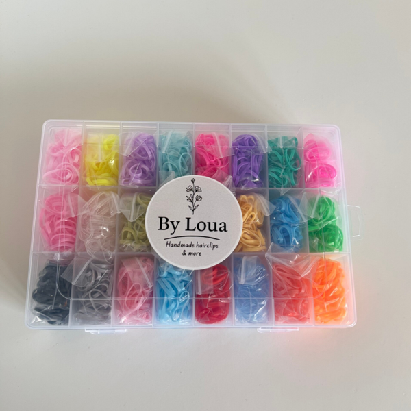 Elastiekjes Regenboog Box