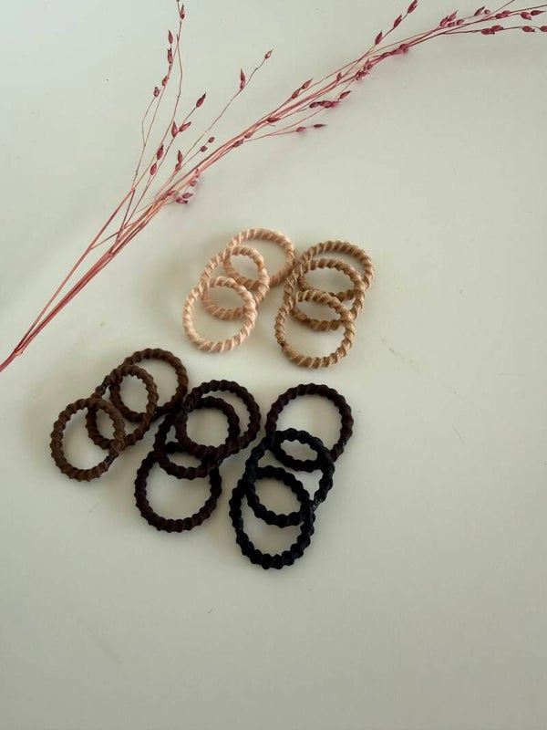 Basic Mini Elastiekjes Neutrals