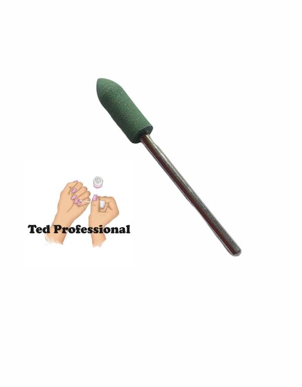 Cuticle Silicone drill bit Green