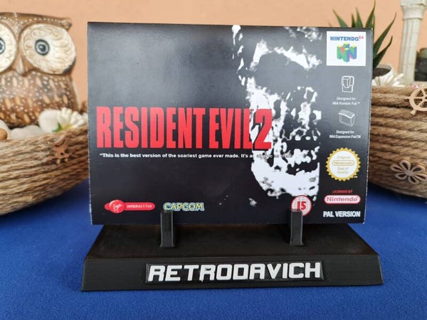 Caja Resident Evil II N64
