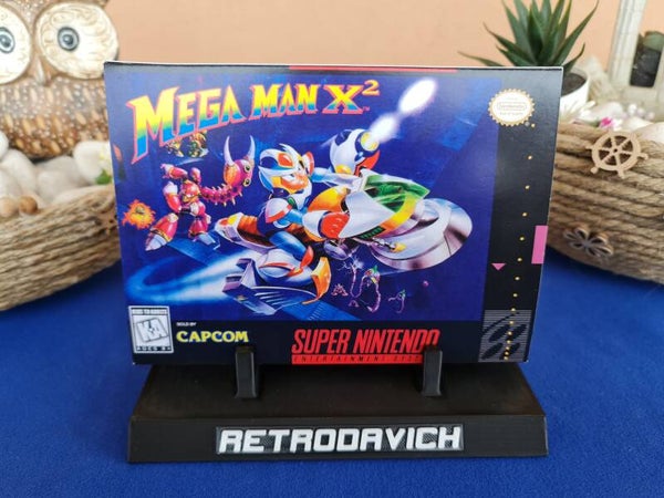 Caja MegaMan X2 SNES