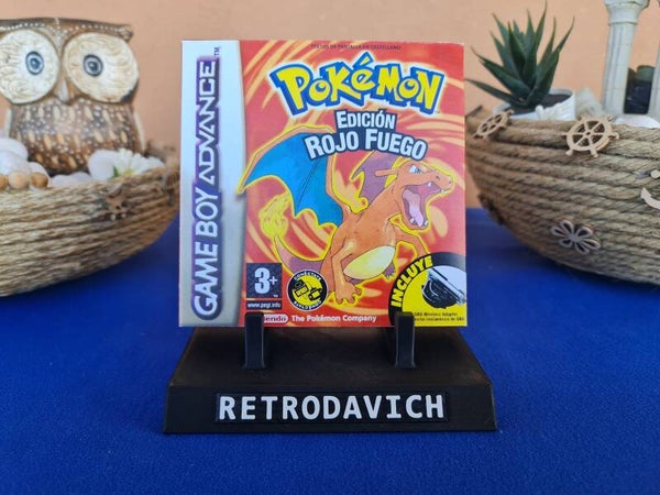 Caja Pokemon Edición Rojo Fuego GBA