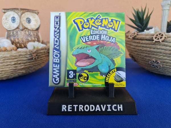 Caja Pokemon Edición Verde Hoja GBA