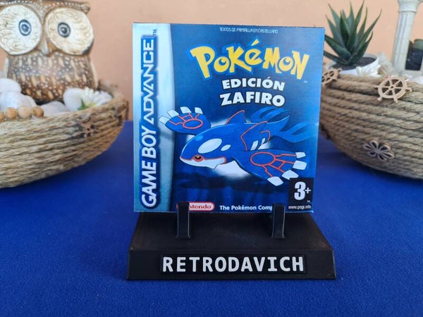 Caja Pokemon Edición Zafiro GBA