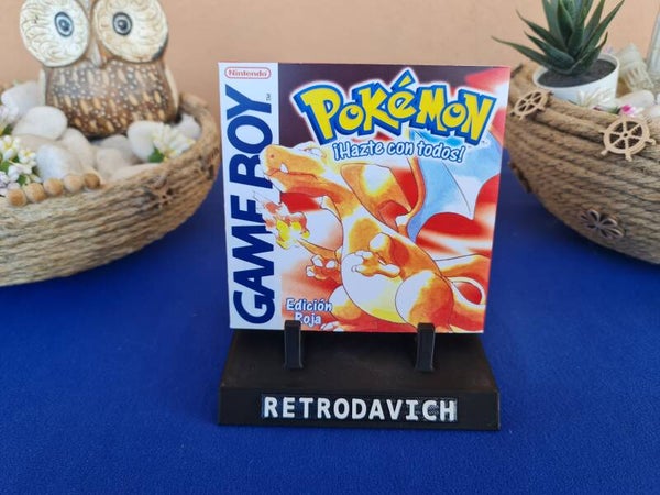 Caja Pokemon Edición Roja GB