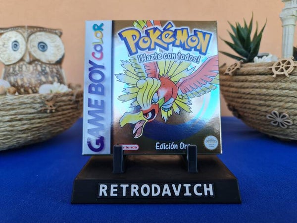 Caja Pokemon Edición Oro GBC {Metalizada}