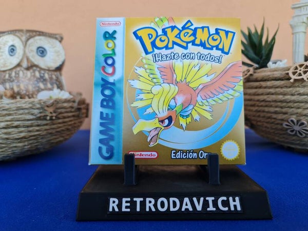 Caja Pokemon Edición Oro GBC