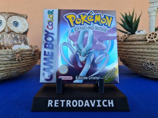 Caja Pokemon Edición Cristal GBC {Metalizada}