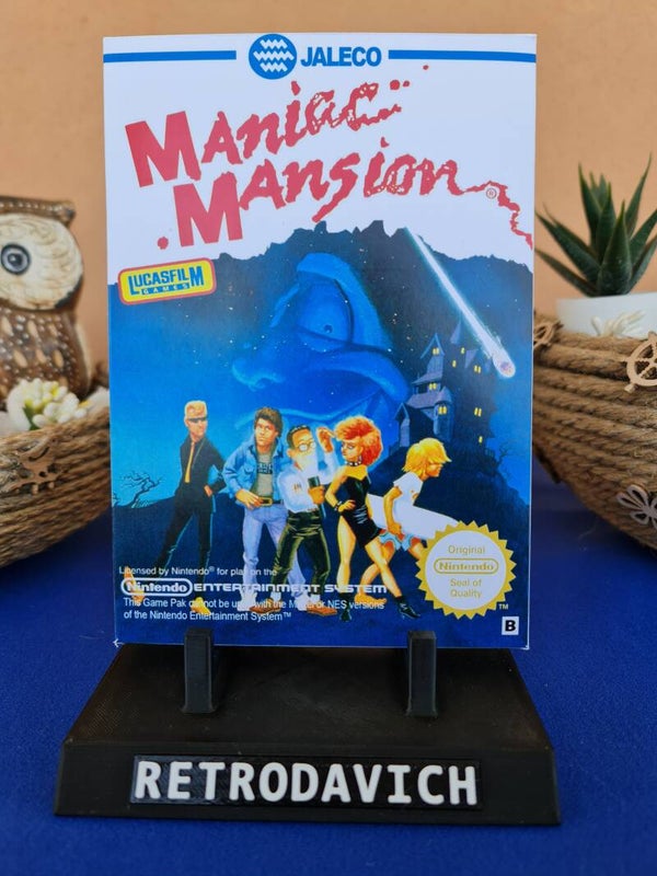 Caja Maniac Mansion  NES