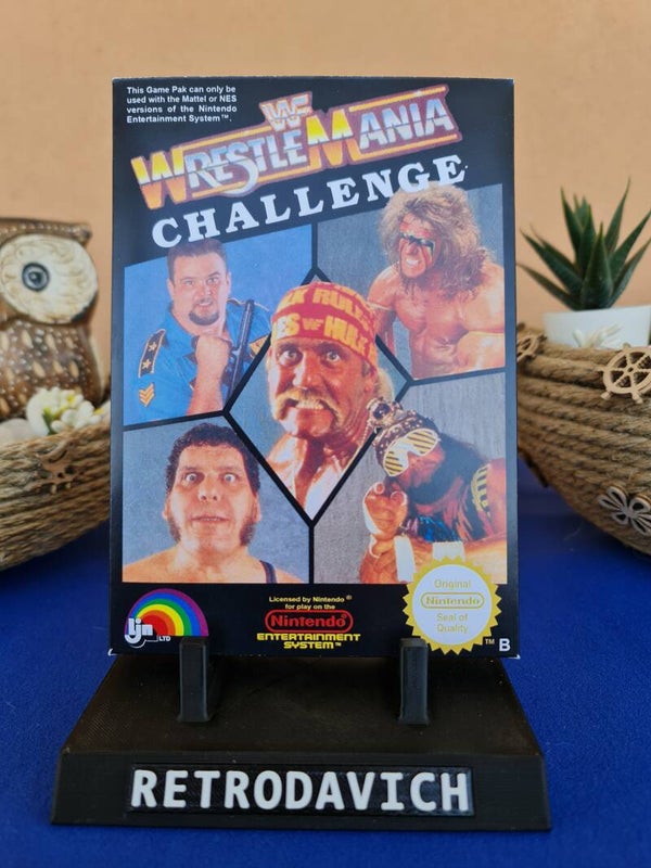 Caja Wrestlemania Challenge NES