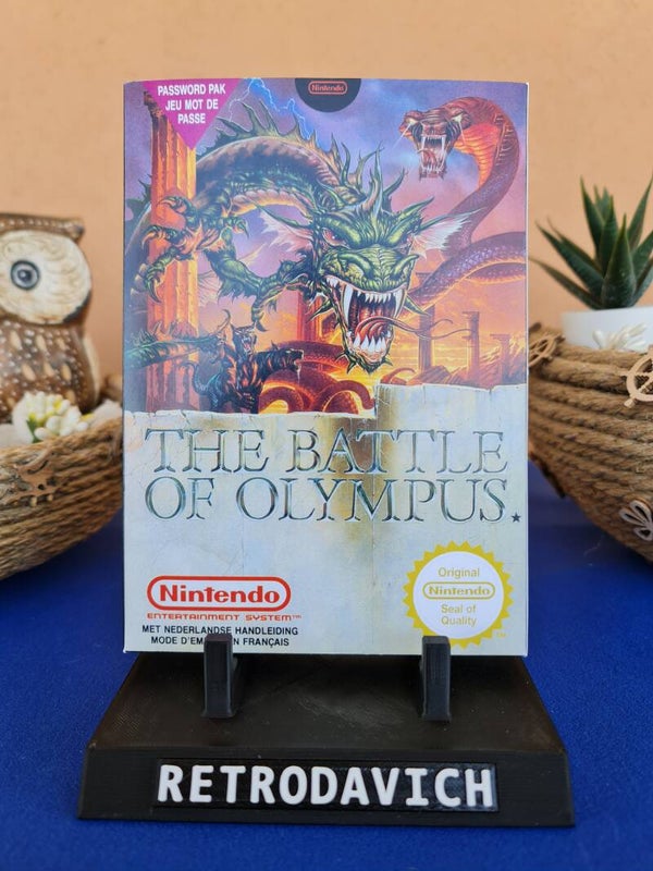 Caja The Battle of Olympus NES