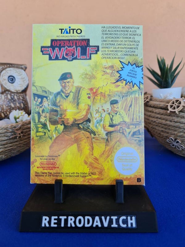 Caja Operation Wolf NES