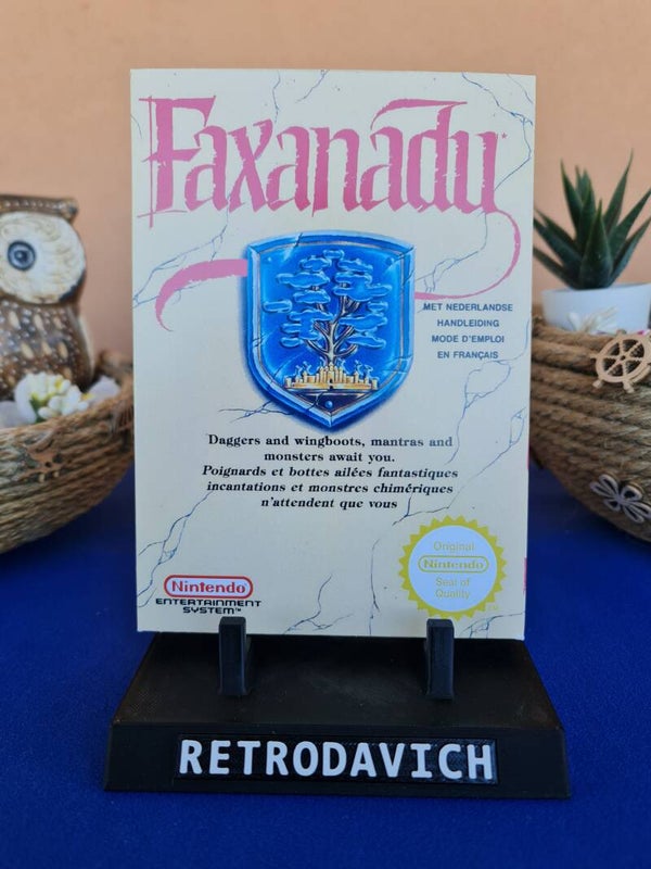 Caja Faxanadu NES