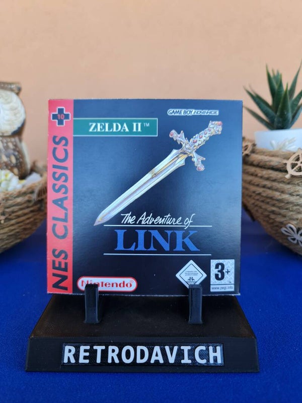Caja The Adventure Of Link Zelda II NES Classics GBA