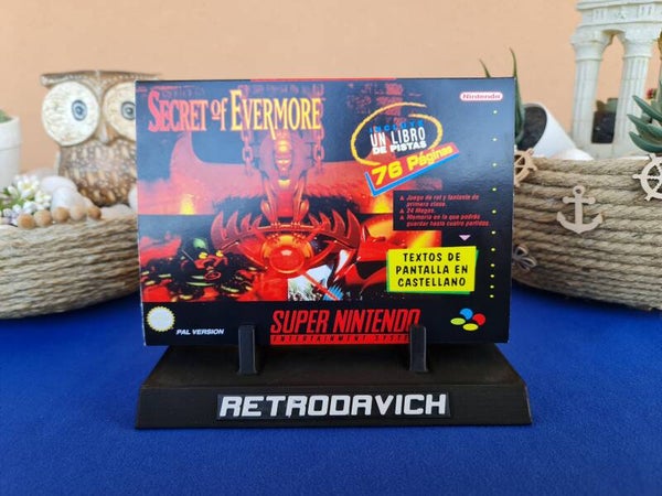 Caja Secret of EverMore SNES