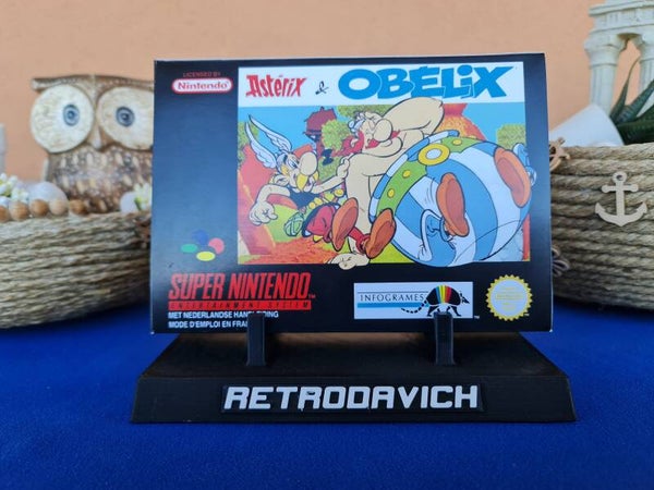Caja Asterix & Obelix SNES FAH Version