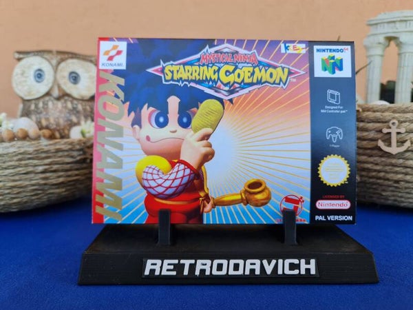 Caja Mystical Ninja Starring Goemon N64