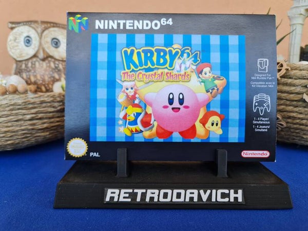 Caja Kirby´s  The Crystal Shards N64