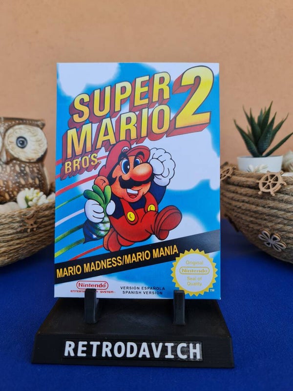 Caja Super Mario Bros II NES