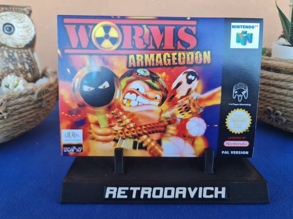Caja Worms Armageddon N64