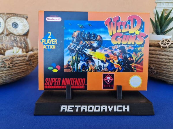 Caja Wild Guns SNES