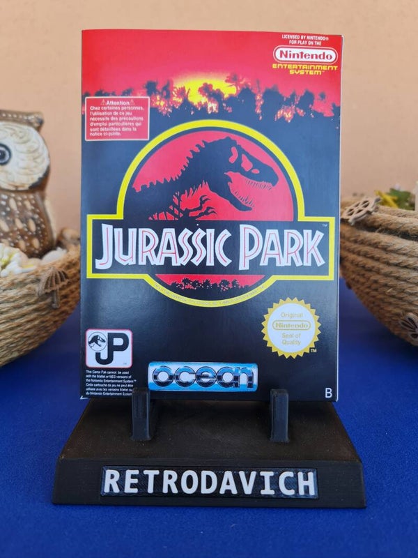 Caja Jurassic Park NES