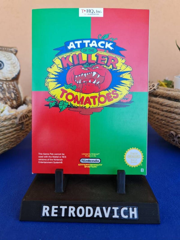 Caja Attack of the Killer Tomatoes NES