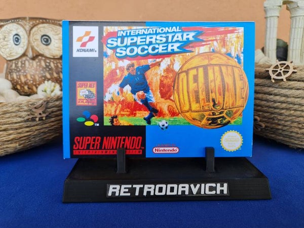 Caja International Superstar Soccer Deluxe SNES