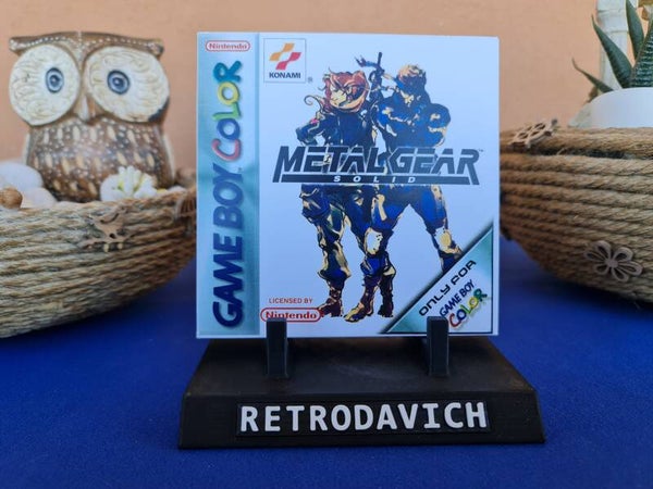 Caja Metal Gear Solid GBC