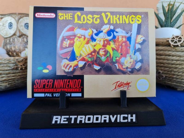 Caja The Lost Vikings SNES