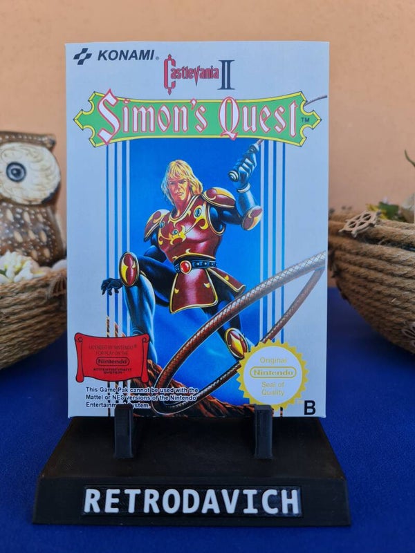 Caja Castlevania II NES