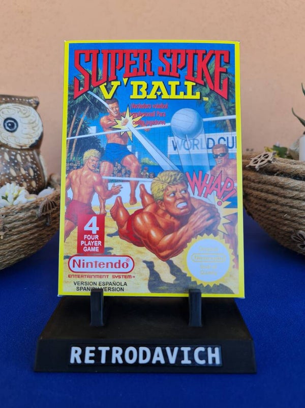 Caja Super Spike V Ball NES