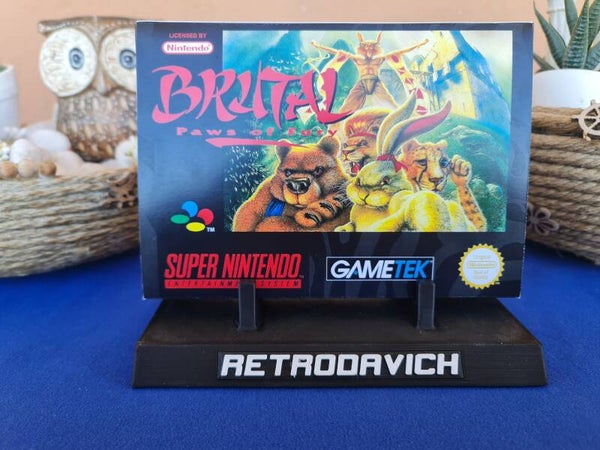 Caja Brutal Paws of Fury SNES