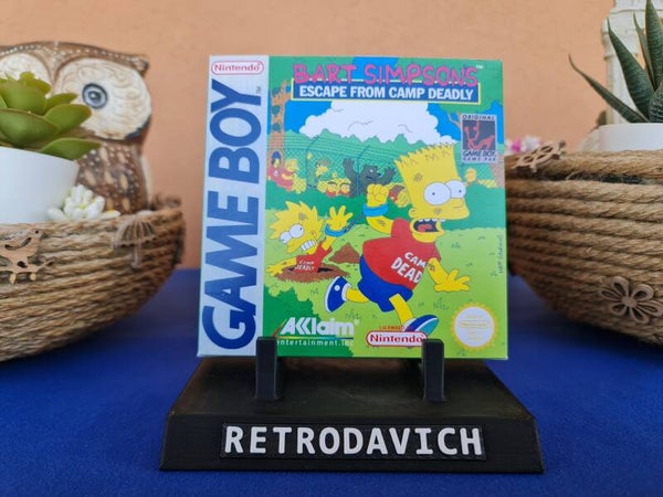 Caja Bart Simpson´s Escape From Camp Deadly GB
